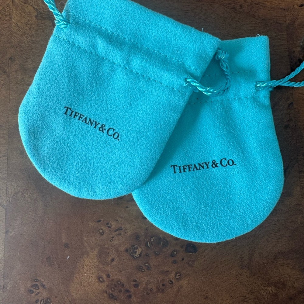 Tiffany & Co. Turquoise Drawstring Pouches